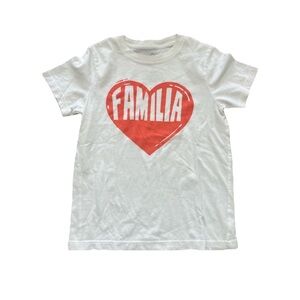 🩷 3/$20 Family girls, T-shirt, size small, white by well worn